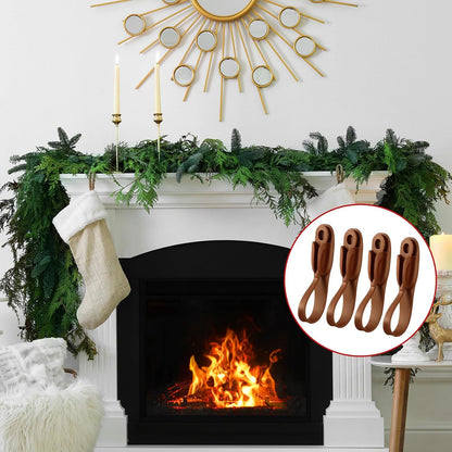 🔥HOT SALE 49% OFF - 🎅 No-Drill Christmas Mantel Garland Hangers – Easy Holiday Decorating (Set of 4)