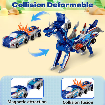Magnetic Collision Transformable Car Toy