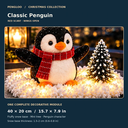 Pengloo™ Snowy Christmas Penguin Décor | Choose All 5 or 1