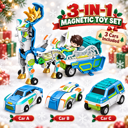 Magnetic Collision Transformable Car Toy