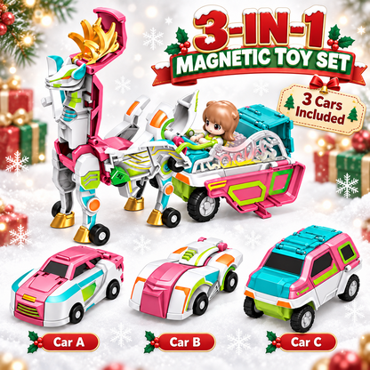Magnetic Collision Transformable Car Toy