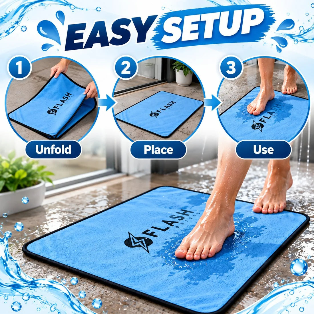 ⭐2026 USA Sale: Up to 50% OFF -💧Super Absorbent Quick-Dry Floor Mat