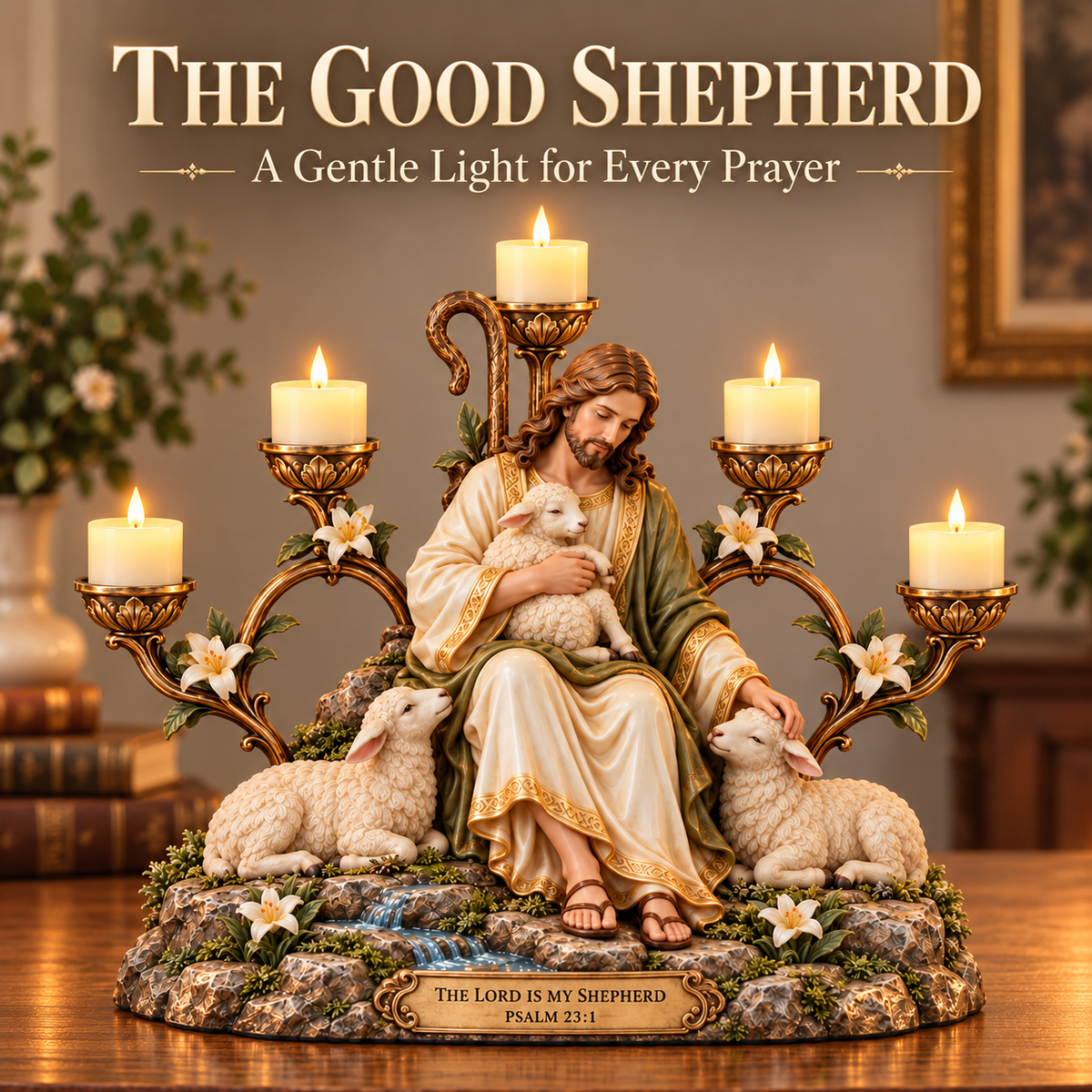 🙏Faith at Home — Christian Prayer Candleholder Collection