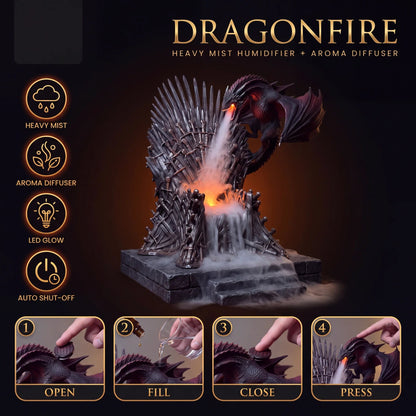 🐲Dragon's Breath – Light-Up Dragon Mist Humidifier