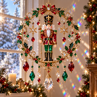 ✨🎄 Christmas Sparkle Suncatcher – Hanging Window Décor | 5 Festive Designs