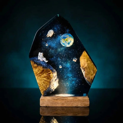 Worlds Within – Ocean & Galaxy Night Light (Ryan Handmade®) - Only 11 Left