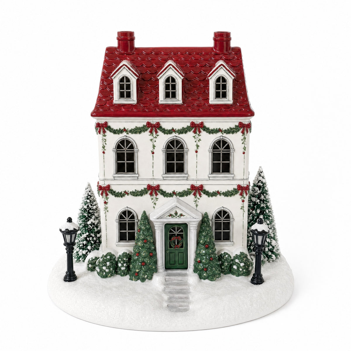 HearthGlow Christmas Cottage — Light-Up Aroma Diffuser