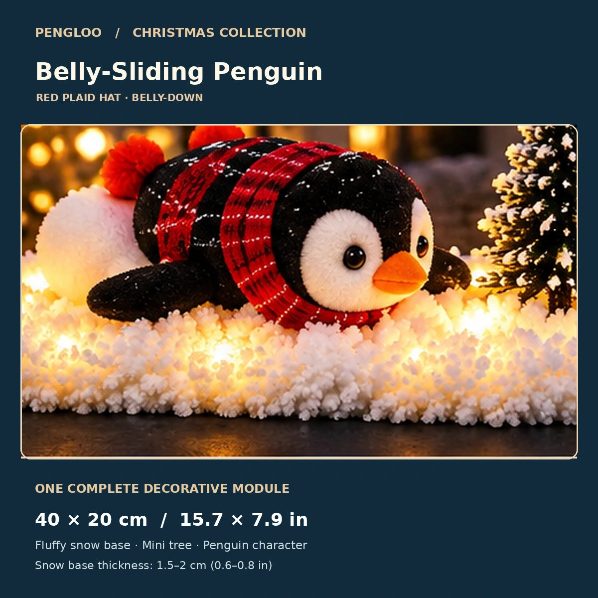 Pengloo™ Snowy Christmas Penguin Décor | Choose All 5 or 1