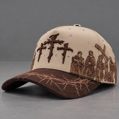 ✝️Viacrucis Brown Faith-Inspired Cap