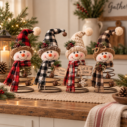 ☃️Winter Wobble Snowman™ – Rustic Snowman Collection
