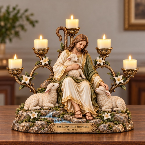 🙏Faith at Home — Christian Prayer Candleholder Collection