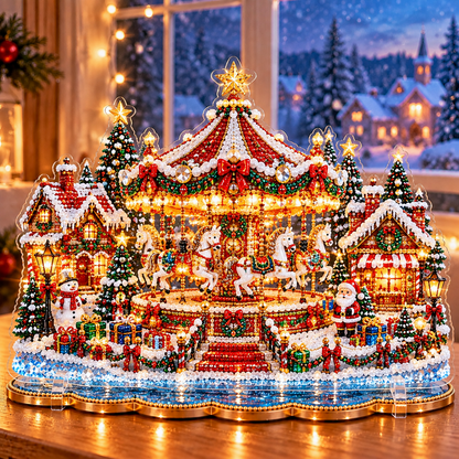 🎄Relaxing & Beginner-Friendly-❤️ DIY Christmas Village Diamond Art