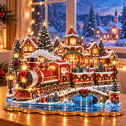 🎄Relaxing & Beginner-Friendly-❤️ DIY Christmas Village Diamond Art