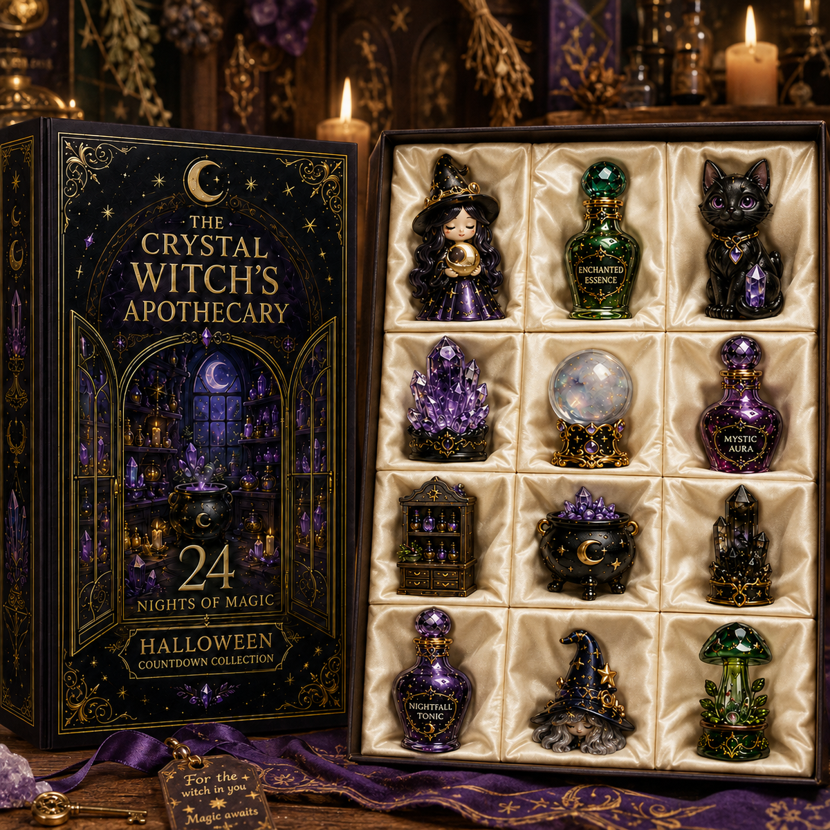 🔥Der Apotheken-Adventskalender der Kristallhexe 2026 – 24 magische Miniaturen für 24 Nächte