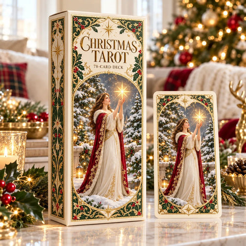 🔥The Enchanted Holiday Tarot – 78 Cards & 12 Days of Rituals🎉