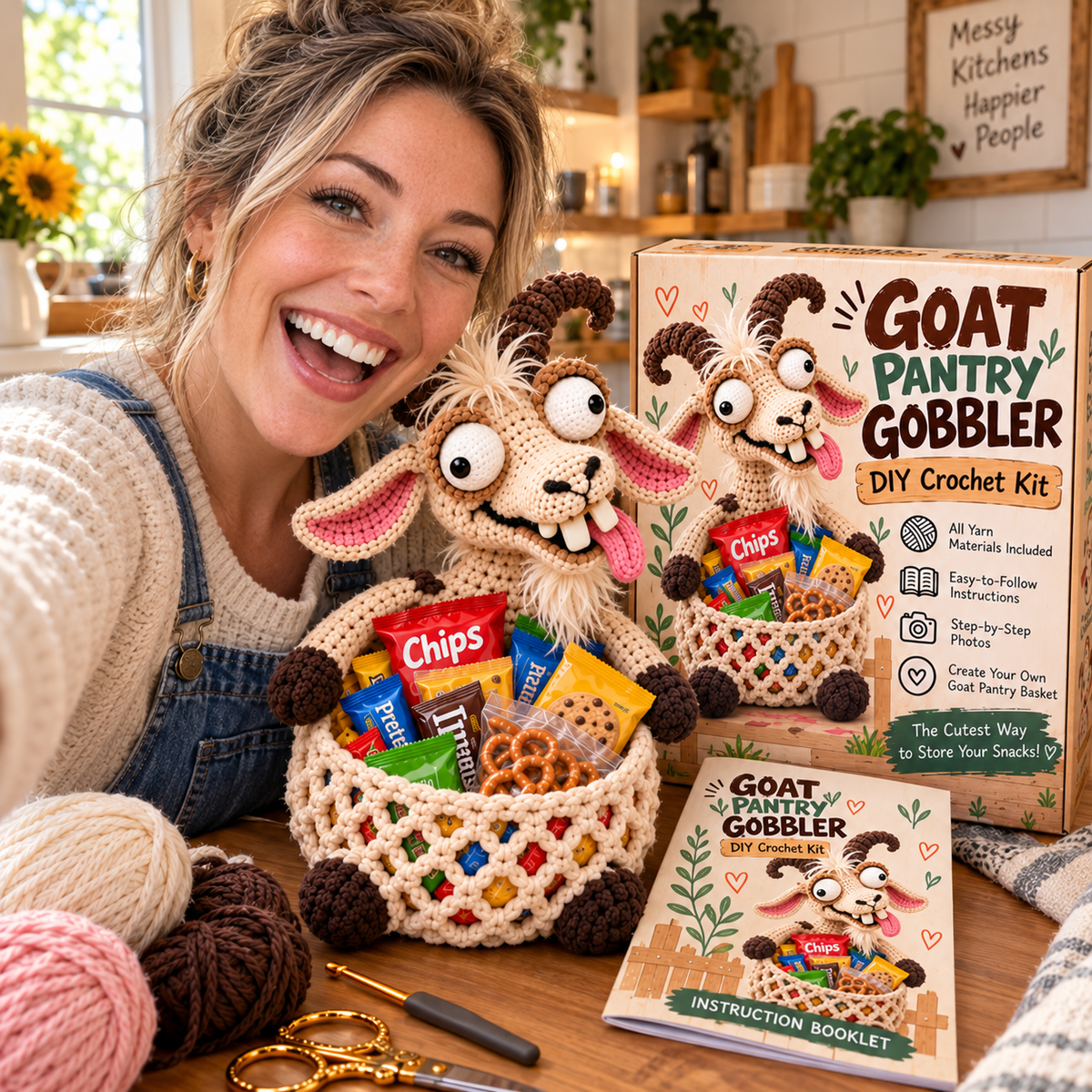 😂Quirky Crochet Animal Snack Baskets – Fun & Functional Decor