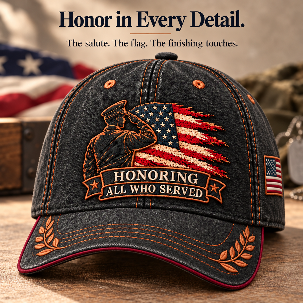 🇺🇸 Honor & Heritage — Patriotic Commemorative Cap Collection