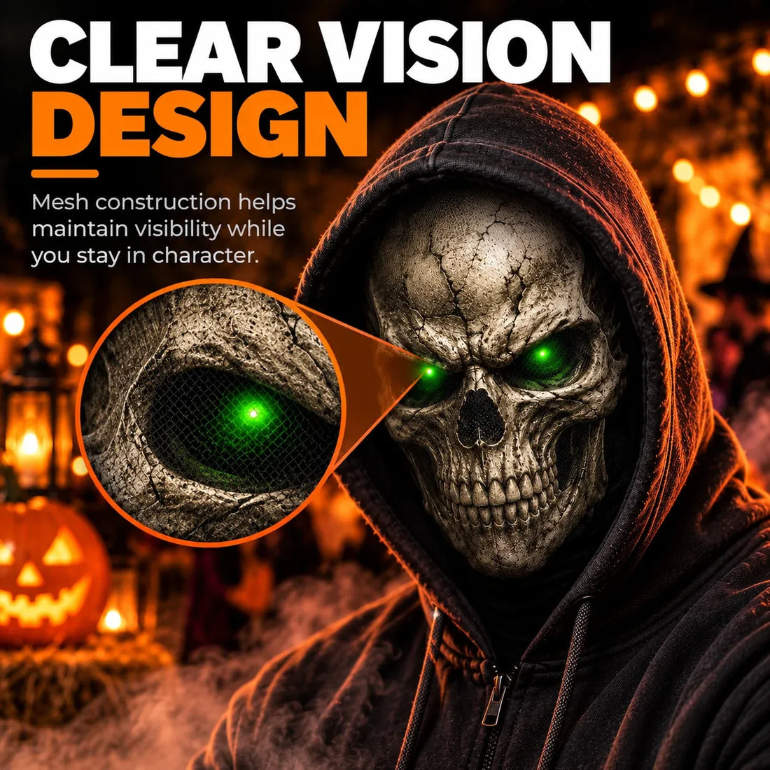 🔥 Halloween Sale: 49% OFF –🎃 Custom Faux 3D Halloween Balaclava | Breathable Stretch Full-Face Mask for Parties & Cosplay 👻
