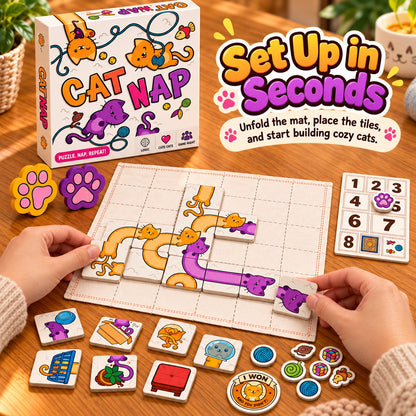 🐱Cat Nap Puzzle Game – A Fun Challenge for Cat Lovers(✨Buy 2 Free Shipping)