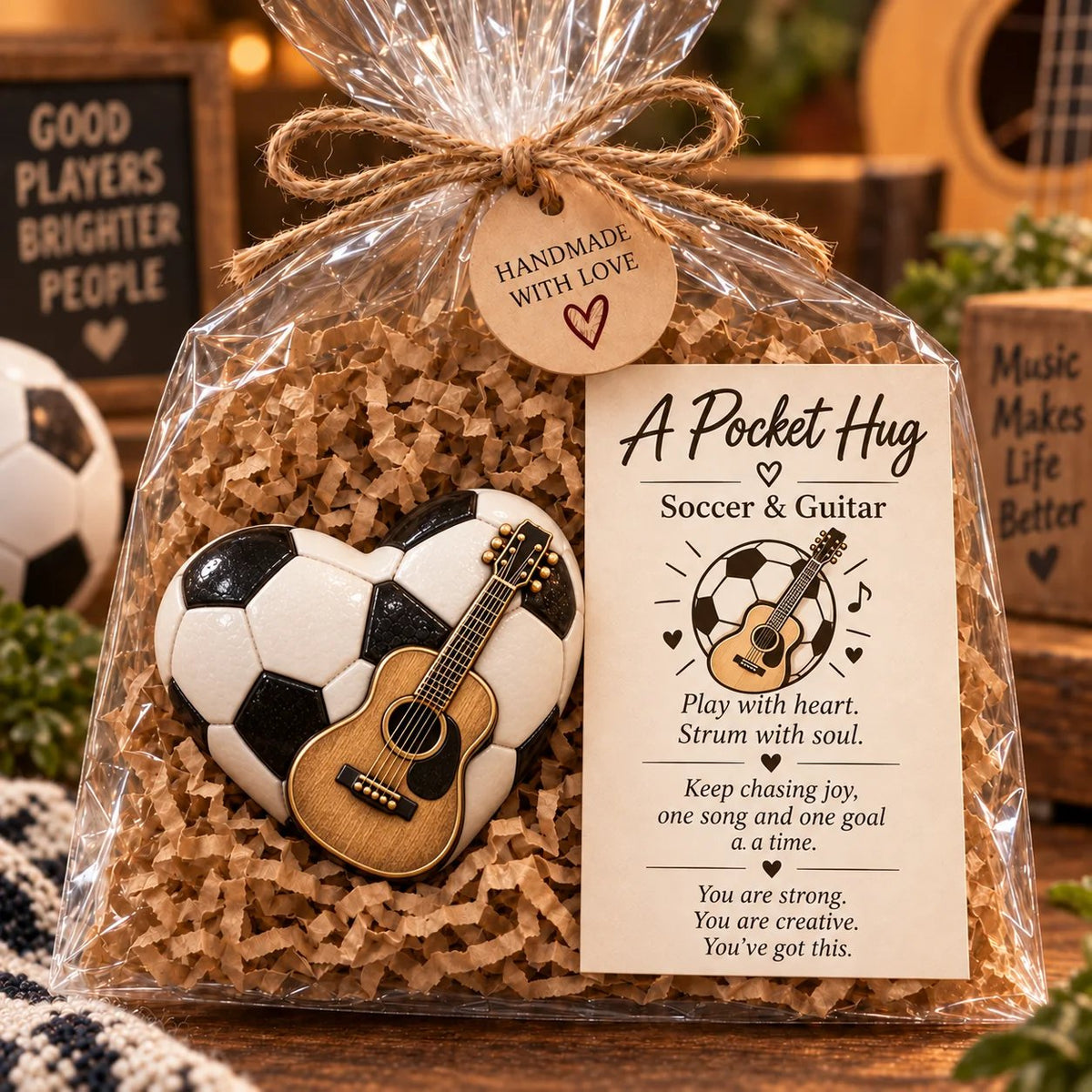 🏆 Sports Pocket Hug –❤️Inspirational Keepsake Gift for Athletes & Sports Lovers sports gift