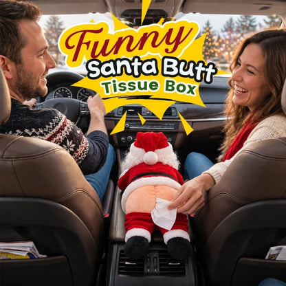 🎅 Cheeky Santa Tissue Box – A Little Christmas Mischief!