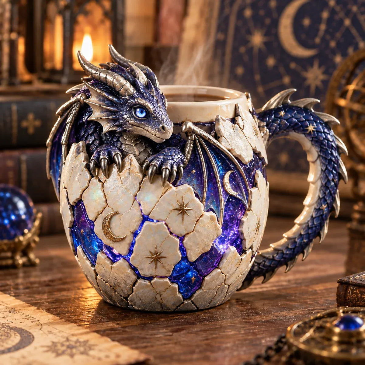 🔥😍Fantasy Dragon Mug Collection | 6 Designs with Sculpted Dragon Details☕🐉