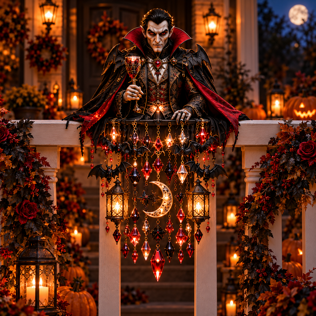 🎃Enchanted Halloween Guardian Cascade Light-✅Easy to assemble ✅Sturdiness