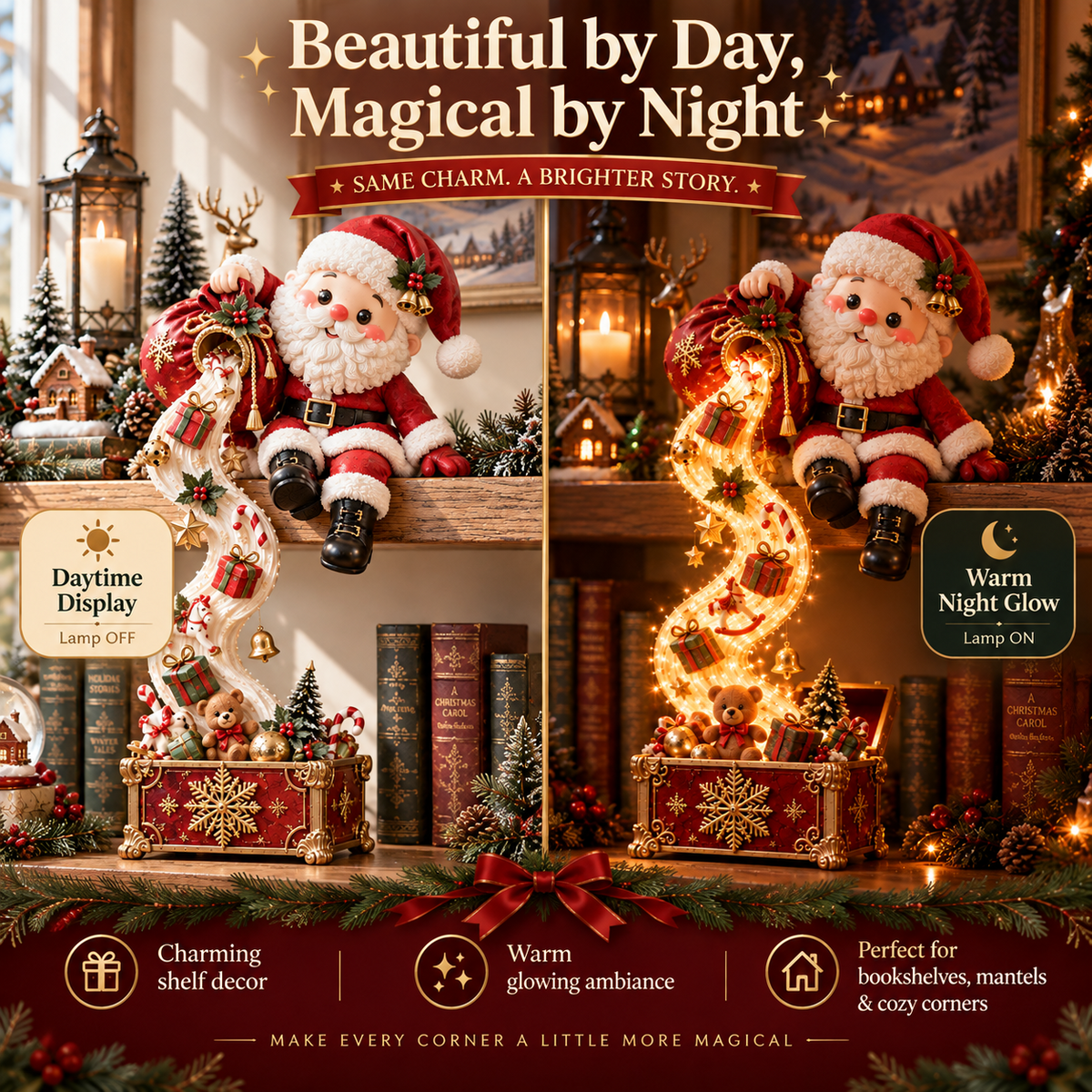 🔥😍Christmas Magic Cascade Shelf Sitter Collection