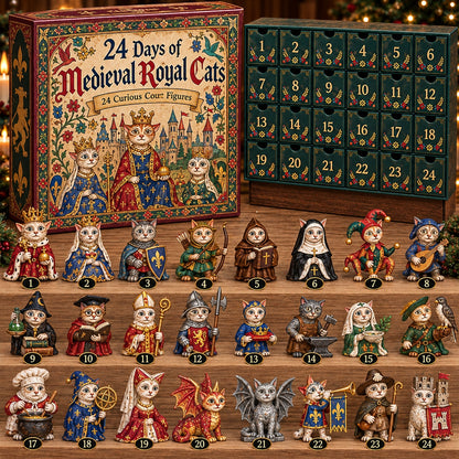 🐈🏰 24 Days of Ugly Medieval Cats – Hilariously Weird Cat Advent Calendar 2026