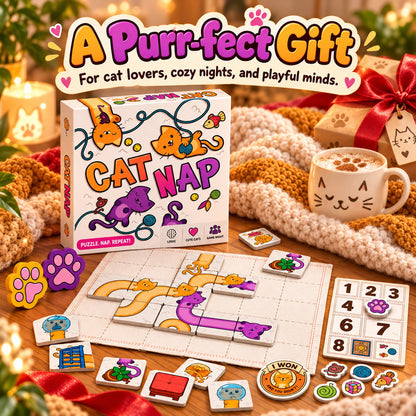 🐱Cat Nap Puzzle Game – A Fun Challenge for Cat Lovers(✨Buy 2 Free Shipping)