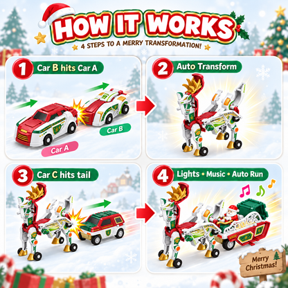 Magnetic Collision Transformable Car Toy
