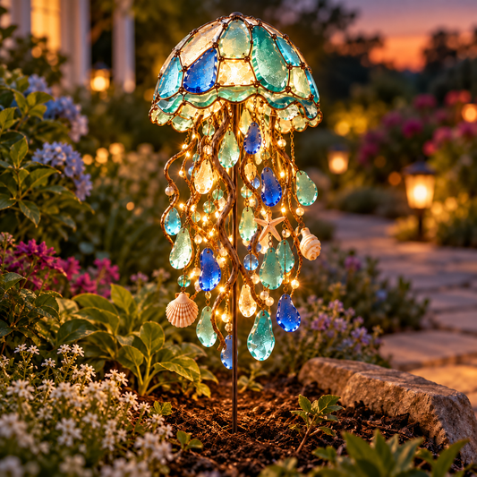 🔥🪼Solar Jellyfish Garden Lights – Ocean-Inspired Outdoor Decor