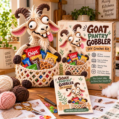 😂Quirky Crochet Animal Snack Baskets – Fun & Functional Decor