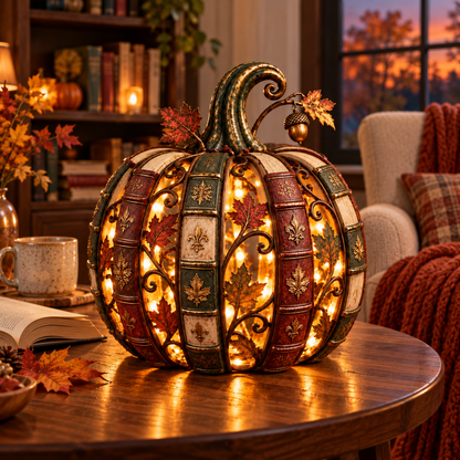 🎃Once Upon an Autumn – Book Pumpkin Lantern✨