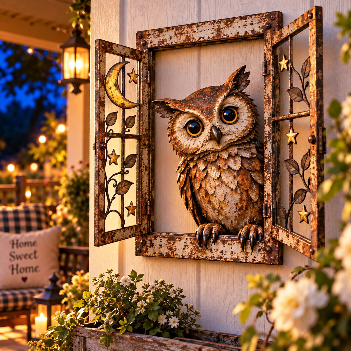 🪟Rustic Woodland Animal Window Wall Art🌿