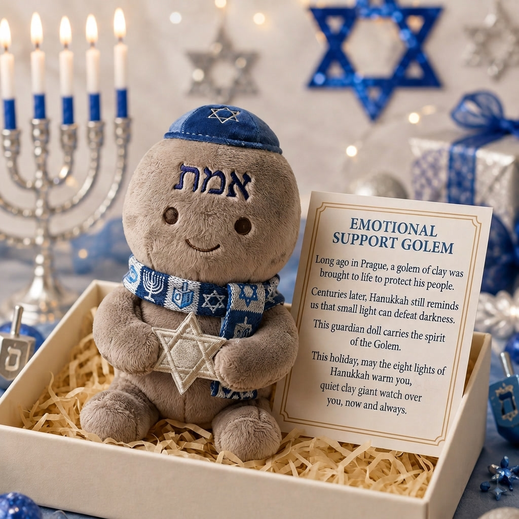 ✡️Chanukka Emotionale Unterstützung Wächter Sammler-Plüschtier
