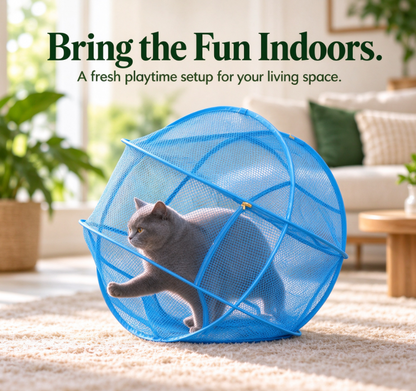 🐈New Portable 360° Cat Playpen – Their Safe Little Space Anywhere