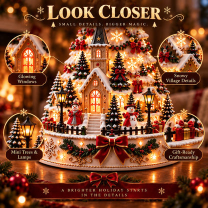 🔥HOT SALE🔥🏆 60,000+ Sold - 🎄MerryRealm™ Christmas Village Lightscape Tree