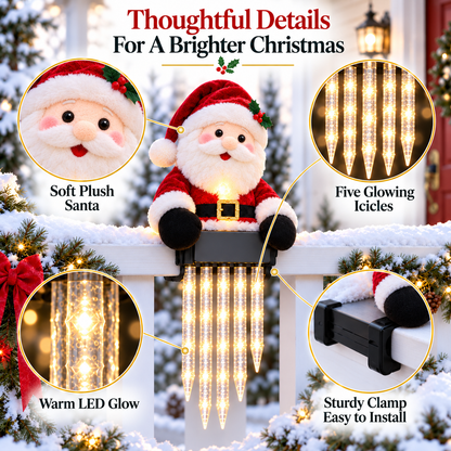 2027 Nestmiro® Christmas Glow Friends Icicle Railing Lights
