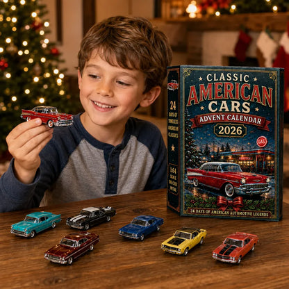 🔥😍 Calendrier de l’Avent Véhicules 2026 – 24 Miniatures 🚜🎄