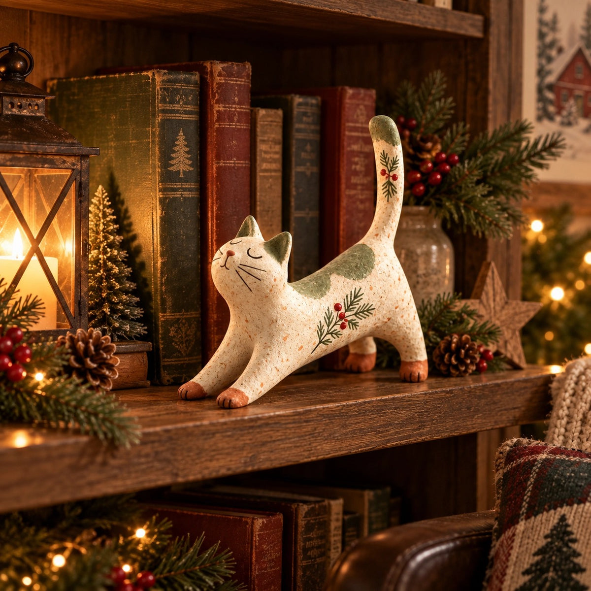 🔥😍Cozy Woodland Christmas Figurines