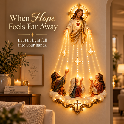 ✝️✨Light of Hope™ Sacred Heart Jesus Wall Light