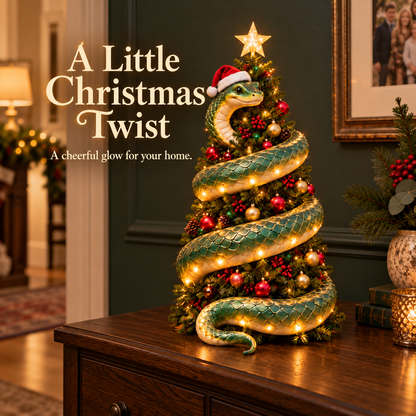 🎄🐍 Merry Coil™ – Lighted Snake Christmas Tree Decor