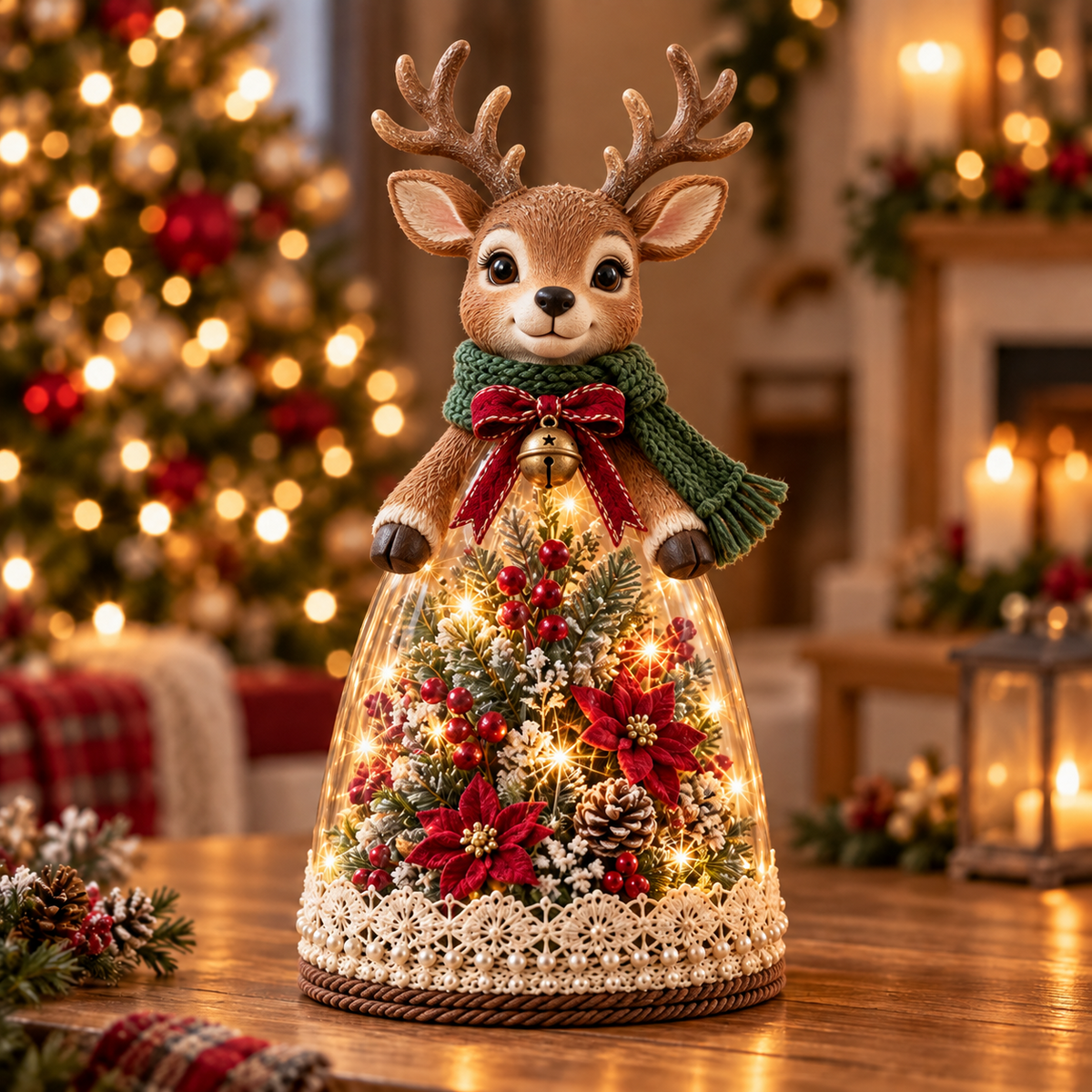 🎄 Christmas Glow – Lighted Holiday Figurine Collection