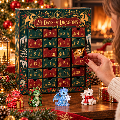 🐲✨24 Days of Dragons Advent Calendar – A New Little Dragon Every Day