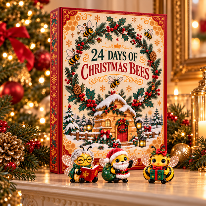 🐝 24 Days of Christmas Bees Advent Calendar – A Little Bee, A Little Joy Every Day