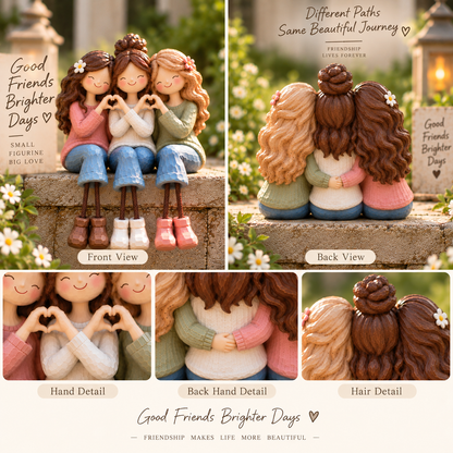 ❤️Forever Together™ Sisters & Best Friends Heart Figurine