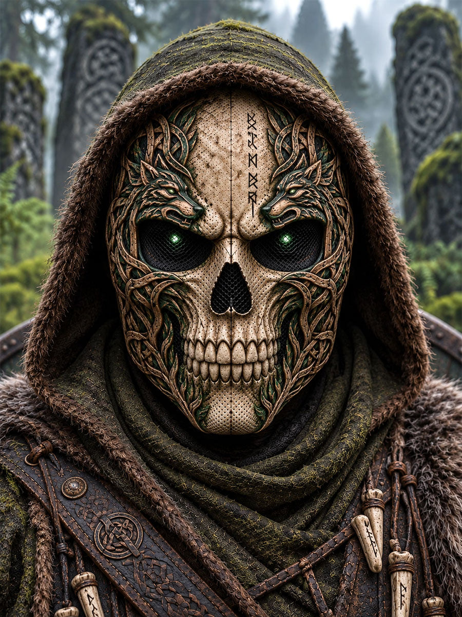 ⚔ Viking Skull Full-Face Mask – Unleash Your Inner Norse Warrior
