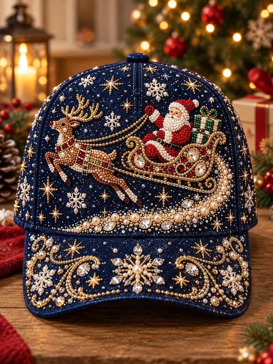 🧢Christmas Premium Vintage Baseball Cap | Bold Graphic Design, Adjustable Fit & Everyday Comfort