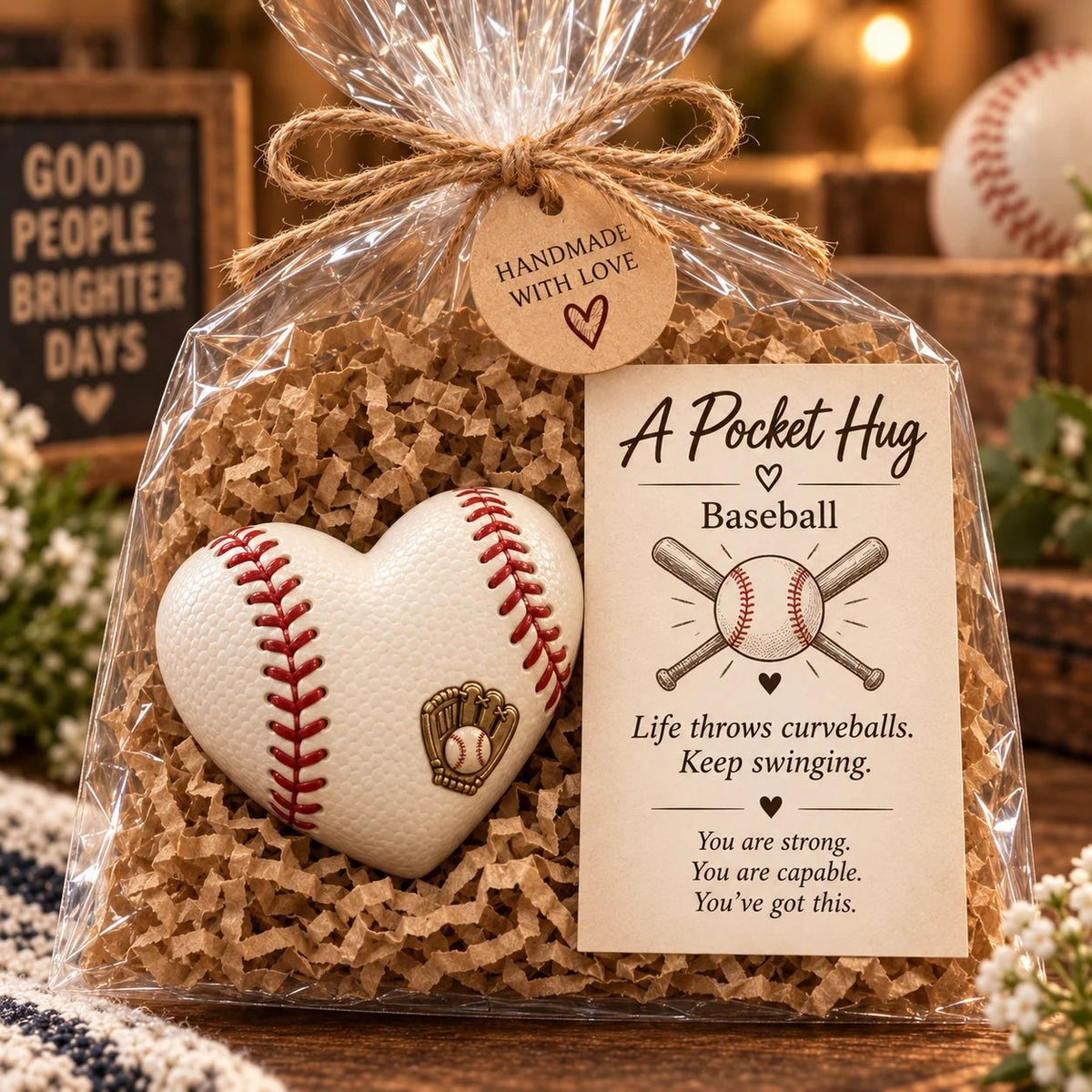 🏆 Sports Pocket Hug – Inspirational Keepsake Gift for Athletes & Sports Lovers ❤️ athlete encouragement gift